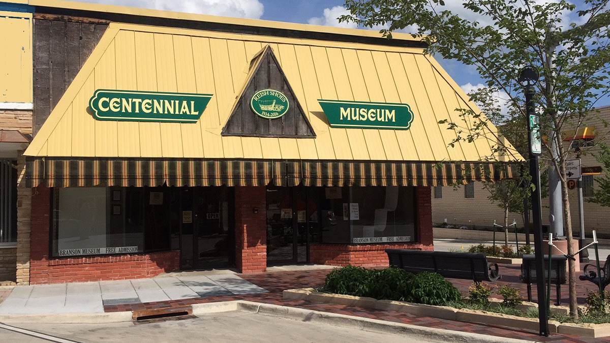 exterior view of branson centennial museum